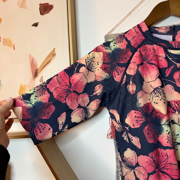 Axesea One Piece Back Zip Swimsuit size 12 - Picture 5 of 8